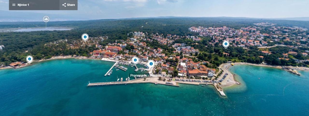 Bellmar Apartments Njivice Eksteriør bilde